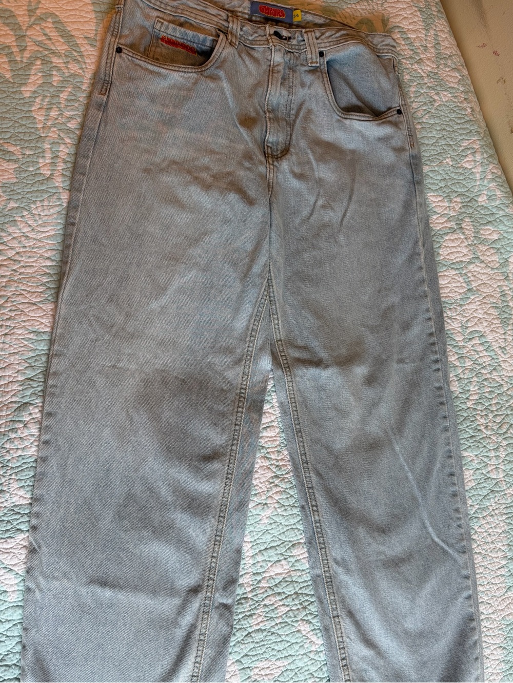Empyre Light Blue Relaxed Fit Men's Jeans